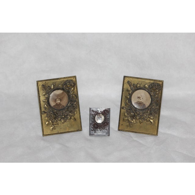 Gold Picture Frames, 1890s, Set of 3 For Sale - Image 14 of 18