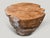 2010s Andrianna Shamaris Organic Cerused Teak Wood Side Table For Sale - Image 5 of 6