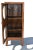 Wood Vintage Chinese Linen Press Cabinet With Glass Door For Sale - Image 7 of 13