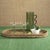 Boho Chic Heritage Weave Rattan Artistry Serving Tray, Oval For Sale - Image 3 of 4