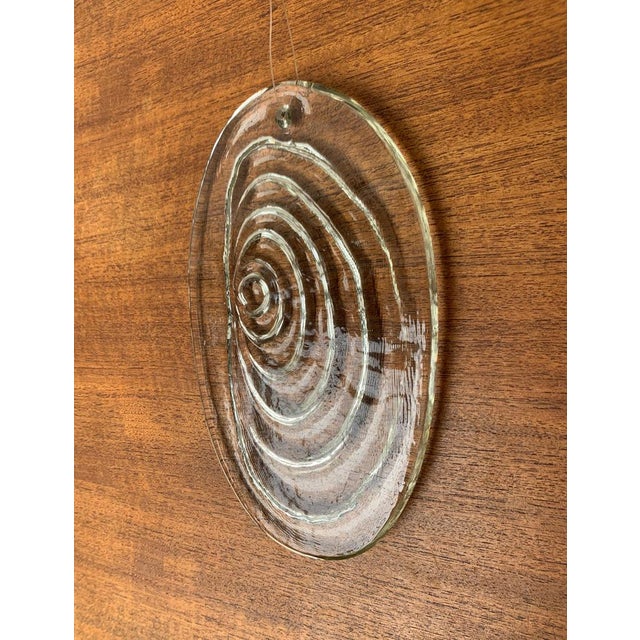 Vintage Scandinavian Art Glass Wall Deco Hanger, 1970s For Sale - Image 5 of 15