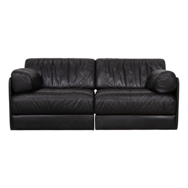 Leather DS-78 Two-Seater Sofa with Manual Sleeping Function from de Sede For Sale