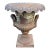 Huge Antique Late Victorian French Heavy Cast Iron Outdoor Planter Urn W/ Handle For Sale