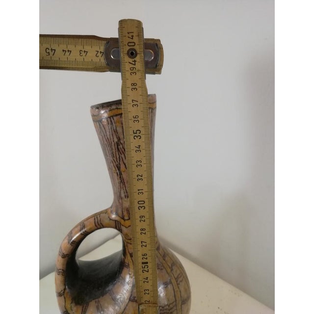 Ceramic Vase by Carlo Zauli, Faenza, Italy, 1950s For Sale - Image 9 of 10