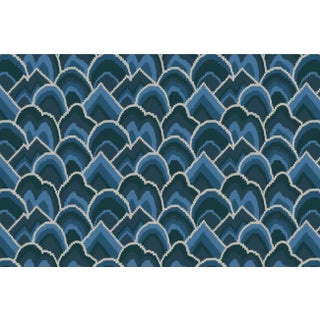 El Morocco Indigo Fabric by the Yard For Sale