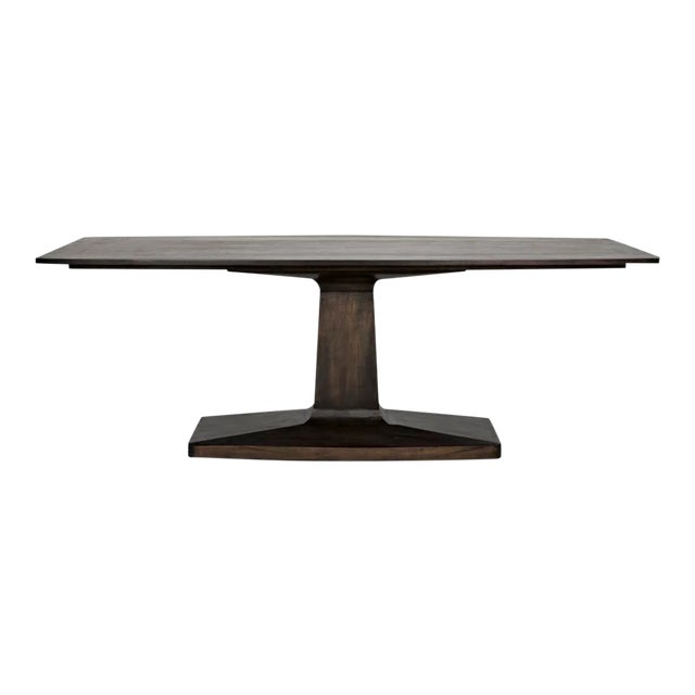NOIR Travis Table, Ebony Walnut For Sale