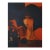 Minaux Original Lithograph Visage Rouge 1967 Signed & Numbered For Sale
