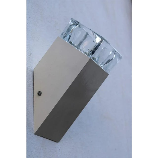 Metal and Murano Glass Wall Lamp from Sciolari, 1970s For Sale - Image 9 of 9