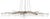 Transitional Currey & Company Forest Light Chandelier, Silver For Sale - Image 3 of 3
