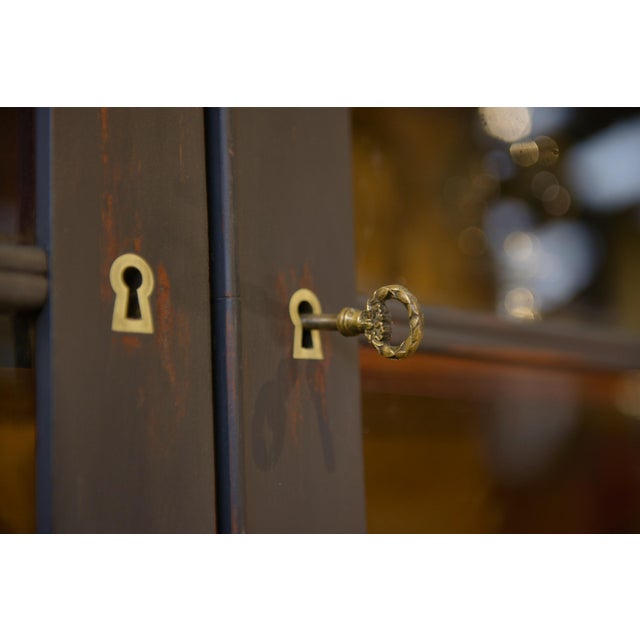 Large Black 2-Body Buffet, 19th Century For Sale - Image 5 of 13