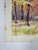 English 1927 Plein Air Autumn Forest Landscape Watercolor Painting For Sale - Image 3 of 7