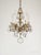Antique 5 Light Sensational Shinning Swanky Brass Cut Lead Crystal Chandelier ~ Rewired ~ Restored ~ Rejuvenated ~ Ready to Hang ~ For Sale - Image 9 of 12