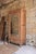 An elegant antique walnut wardrobe, restored and stripped to reveal the wood's particularly striking natural grain. with...