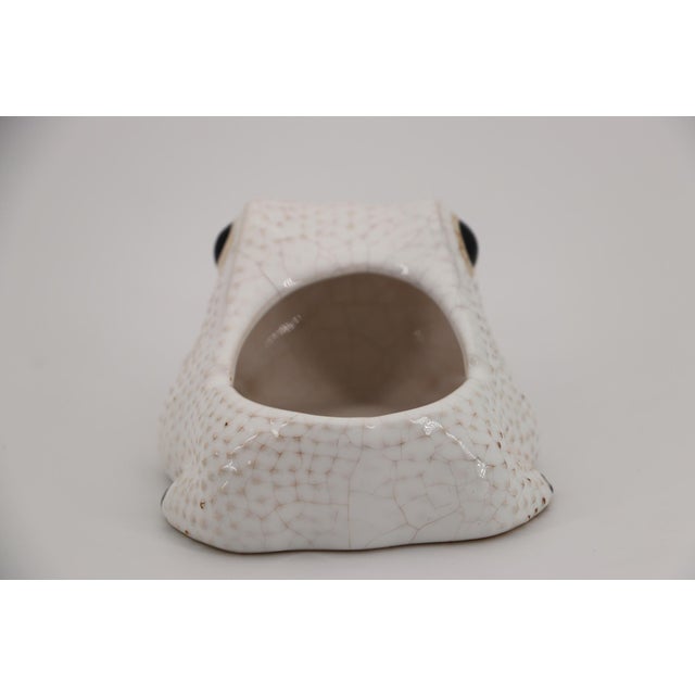 Mid-Century Modern 1970s Vintage Small Hobnail Frog Planter in the Style of Jean Roger For Sale - Image 3 of 12