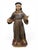 Exceptional polychrome carved wood sculpture of Saint Anthony of Padua, created in the Spanish Colonial world during the...
