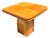 Vintage Geometric Wood Extendable Game Table For Sale