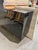 Make a dramatic statement with this vintage Brutalist-style tessellated stone and black mirrored buffet, a striking...