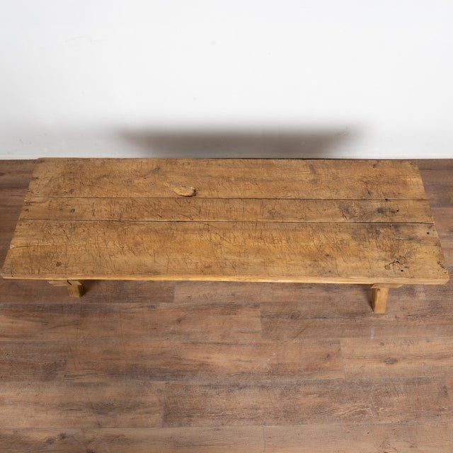 Rustic European 20th Century Hungarian Rustic Coffee Table For Sale - Image 3 of 12
