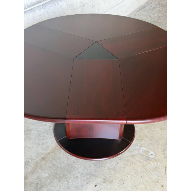 Skovby Rosewood Sm33 Extendable Dining Table Danish Mid-Century Modern 1980s For Sale In Los Angeles - Image 6 of 12