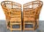 Pair of Brighton Pavilion Revival Bamboo, Rattan and Caned Armchairs, Circa 1970 For Sale - Image 10 of 14