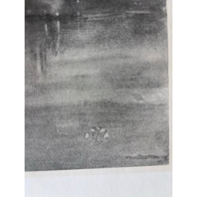 1900 - 1909 After James McNeill Whistler, Nocturne. 1904 Chromolithograph Antique Print. Signed in Plate For Sale - Image 5 of 5