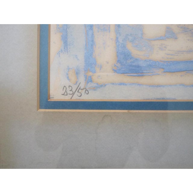 Mid-Century Modern 1969 Mid Century Signed Lithograph, Krystyna Smiechowska For Sale - Image 3 of 10