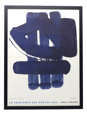 Poster Le Printemps Des Poètes, 2005, Lithograph, Framed
