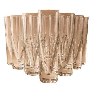 Vintage Drinking Glass by Carlo Moretti, 1960s, Set of 12 For Sale