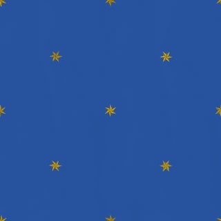 Etoiles Wallpaper by Paule Marrot in Royal Blue For Sale