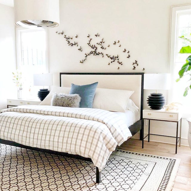 Butterfly Wall Sculpture Large Horizontal Flight Left For Sale - Image 4 of 8