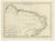 Brazil Coastline Map of Broenner Carte Du Bresil, 1772 For Sale