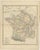Antique Map of France in Provinces by T. Hewett Key, 1858 For Sale - Image 3 of 9