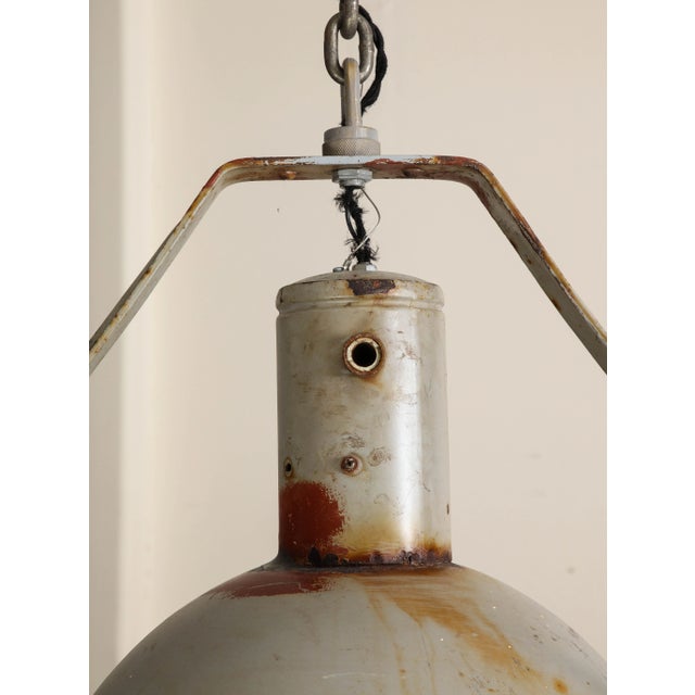 Vintage Industrial Pendant Light, C. 1950 For Sale - Image 12 of 13