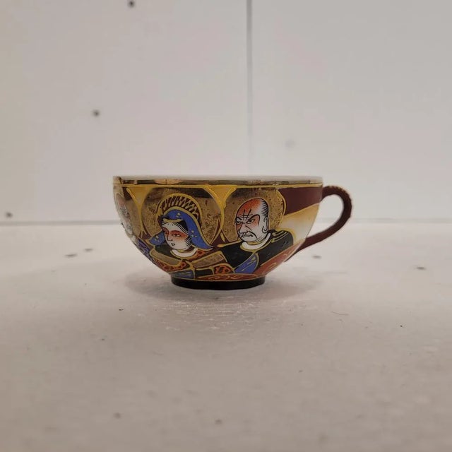 Coffee or Tea Cups in Satsuma Porcelain, 1930s, Set of 15 For Sale - Image 11 of 18