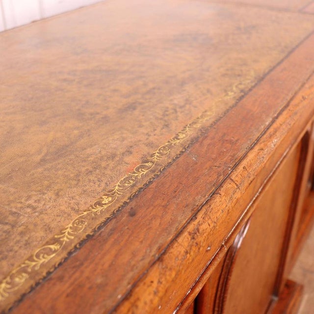 English Burr Walnut Dresser Base For Sale - Image 14 of 16