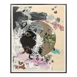 Olatz López, Color Screenprint on Arches Paper by Julian Schnabel For Sale
