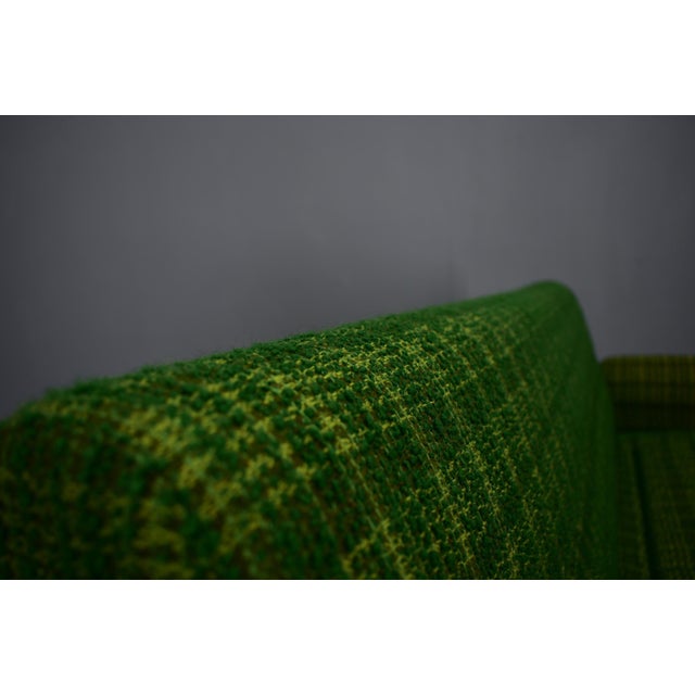 Vintage Italian Three-Seater Sofa in Green, 1970s For Sale - Image 6 of 18