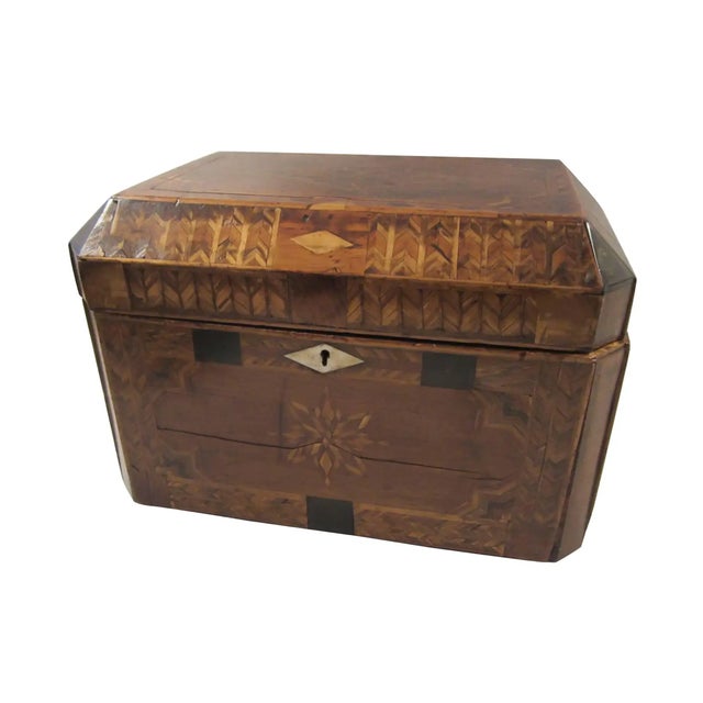 Brown 19th Century Inlaid Box For Sale - Image 8 of 8