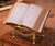 19th Century English Leather Bound Holy Bible With Brass Mounts and Clasps For Sale - Image 9 of 14