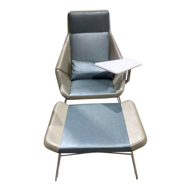 Arcadia Nios Lounge Chair With Ottoman For Sale