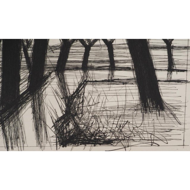 Bernard Buffet, Green Path, Original Engraving For Sale - Image 5 of 6