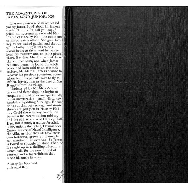 White "The Adventures of James Bond Junior: 003 1/2" 1967 Mascott, R. D. For Sale - Image 8 of 12