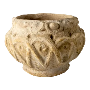 Pre-18th Century Ancient Style Pottery or Stoneware Vessel
