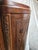 Antique French Burl Walnut Armoire Wardrobe Mirror Carved Cabinet Circas 1920s For Sale - Image 15 of 18