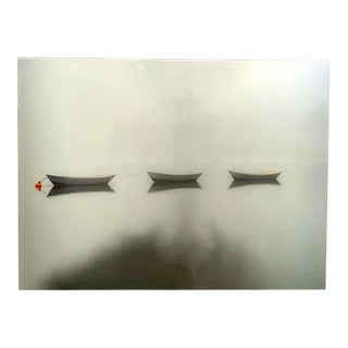 Photography of Three Boats in a Lake Titled "Magic Lake" For Sale