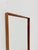Mid-Century Modern German Teak Wall-Mounted Mirror, 1960s For Sale - Image 4 of 11
