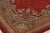 Art Deco Antique Dutch Art Deco Rug, Rich Red With Floral Damask - Rug & Kilim For Sale - Image 3 of 10