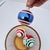 1990s Kurt Adler Style Colorful Reflector Striped Ornaments- Set of Three For Sale - Image 9 of 9