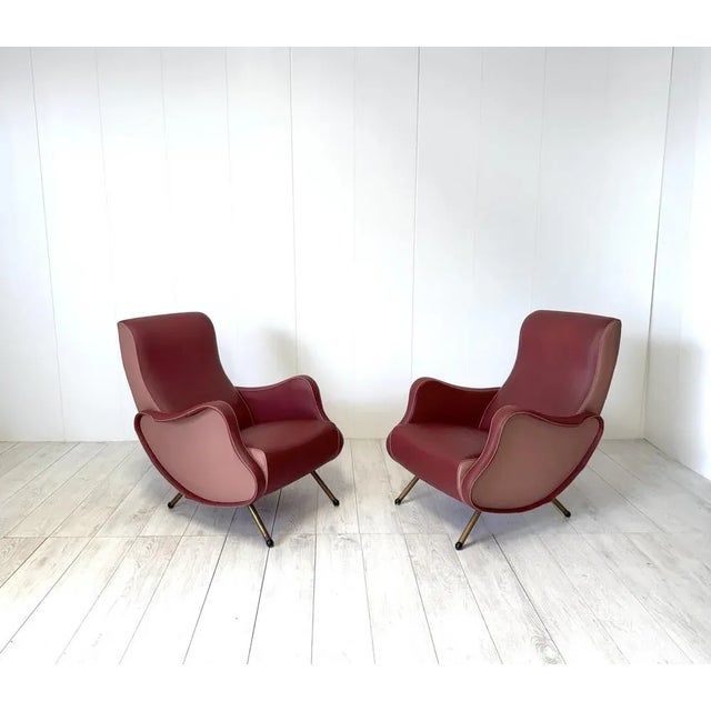 Set of Armchairs from Fratelli Bergallo, Turin, 1950s For Sale - Image 15 of 15