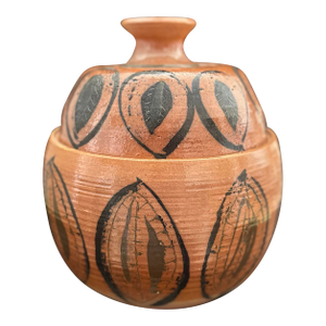 Studio Pottery Lidded Jar - Tonto Clay, Hand-Thrown